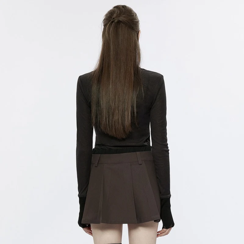 Grunge zerrissenes Batikhemd für Damen