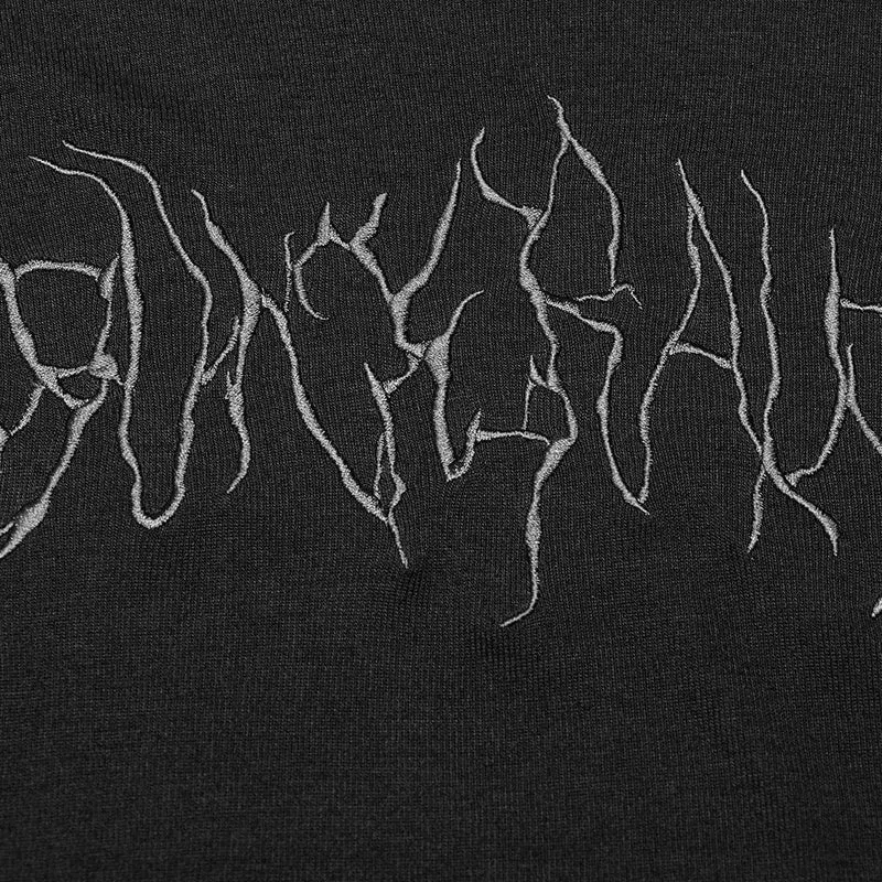Grunge zerrissenes Batikhemd für Damen