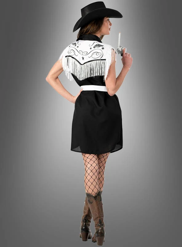 Western Cowboy Damen Kleid mit Fransen