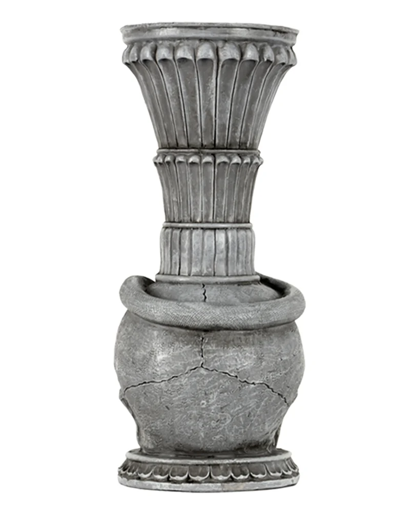 Gothic Totenkopf & Schlange Kerzenhalter 25cm