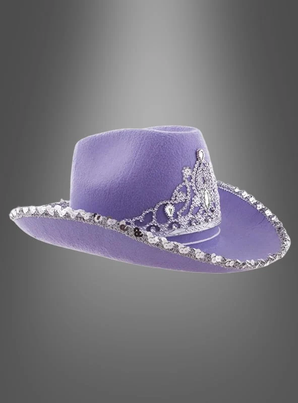 Cowgirl Hut mit Krone