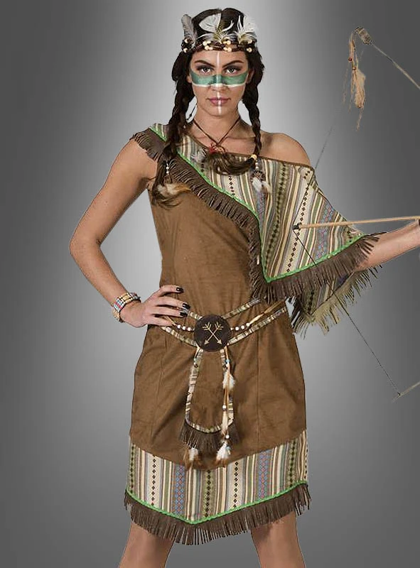 Indianer Kostüm Silbermond Damen