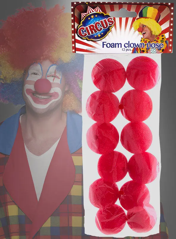 Clownnase Schaumstoff rot