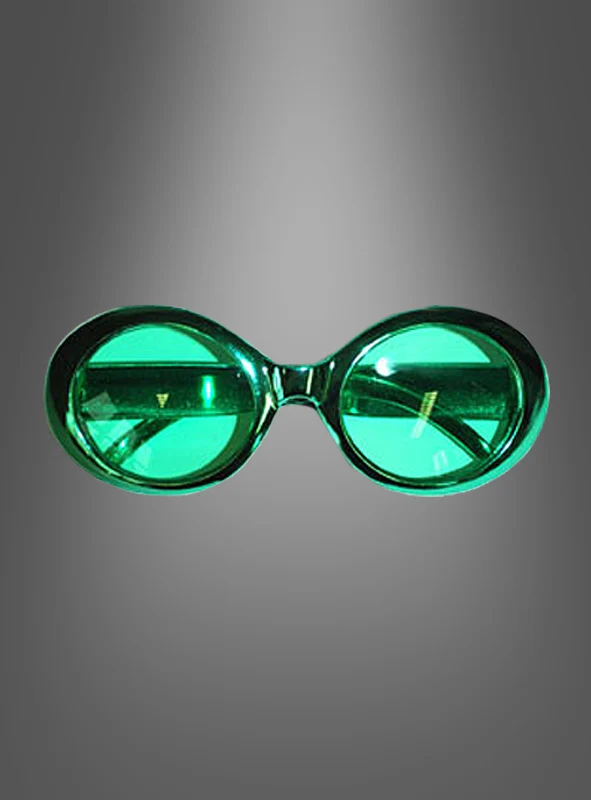Brille Hippie metallic Look
