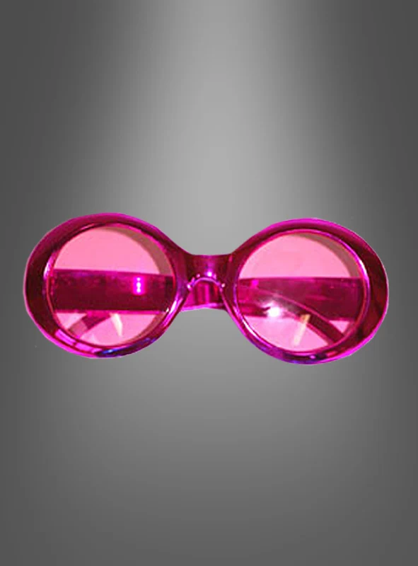 Brille Hippie metallic Look
