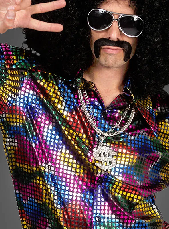 Disco Fever Rainbow Glitter Hemd