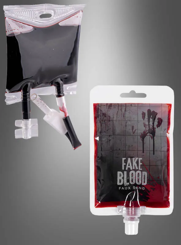 Blutbeutel Fakeblut Transfusion