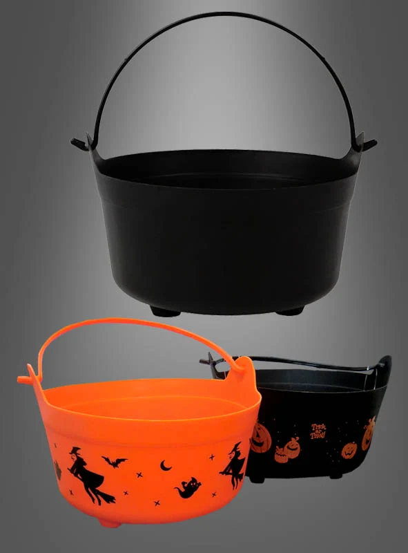 Halloween Hexenkessel für Süßigkeiten