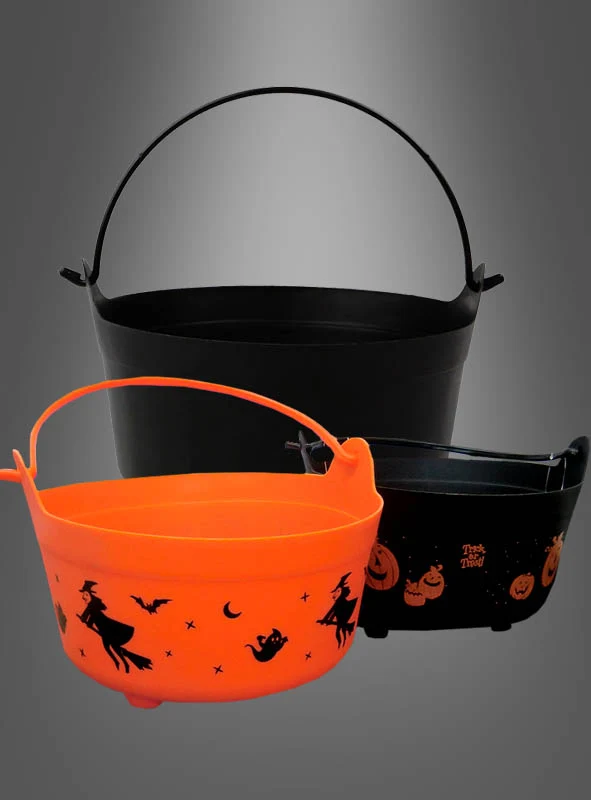 Halloween Hexenkessel für Süßigkeiten