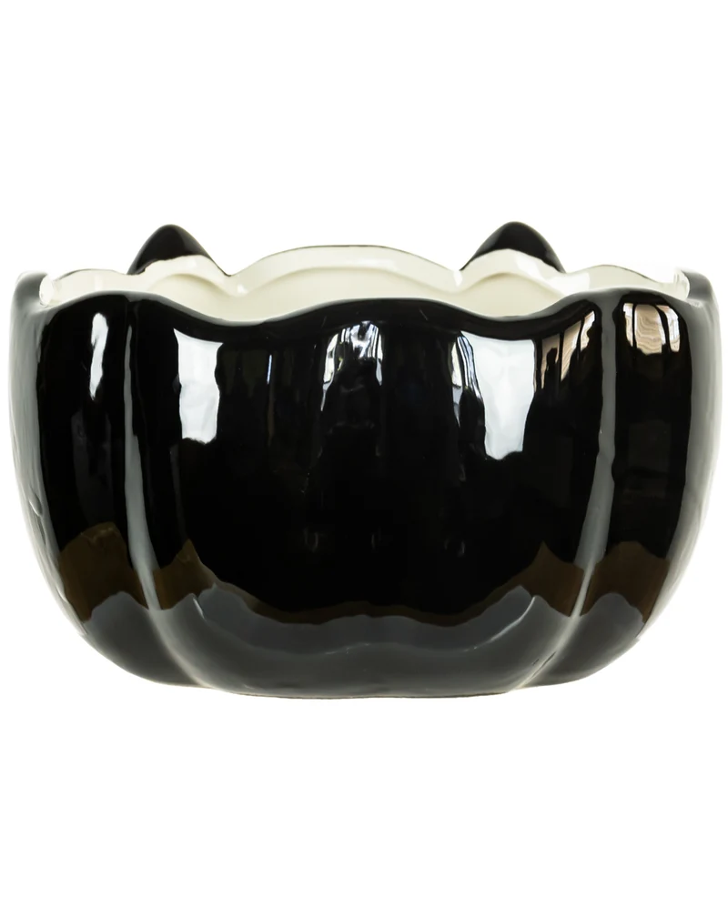 Schwarze Katze Schale 16cm