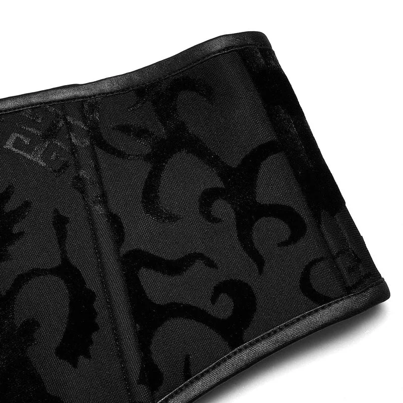Damen-Gothic-Jacquard-Unterbrustkorsett