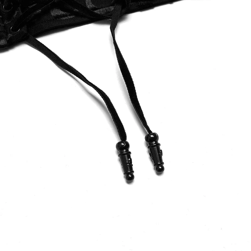 Damen-Gothic-Jacquard-Unterbrustkorsett