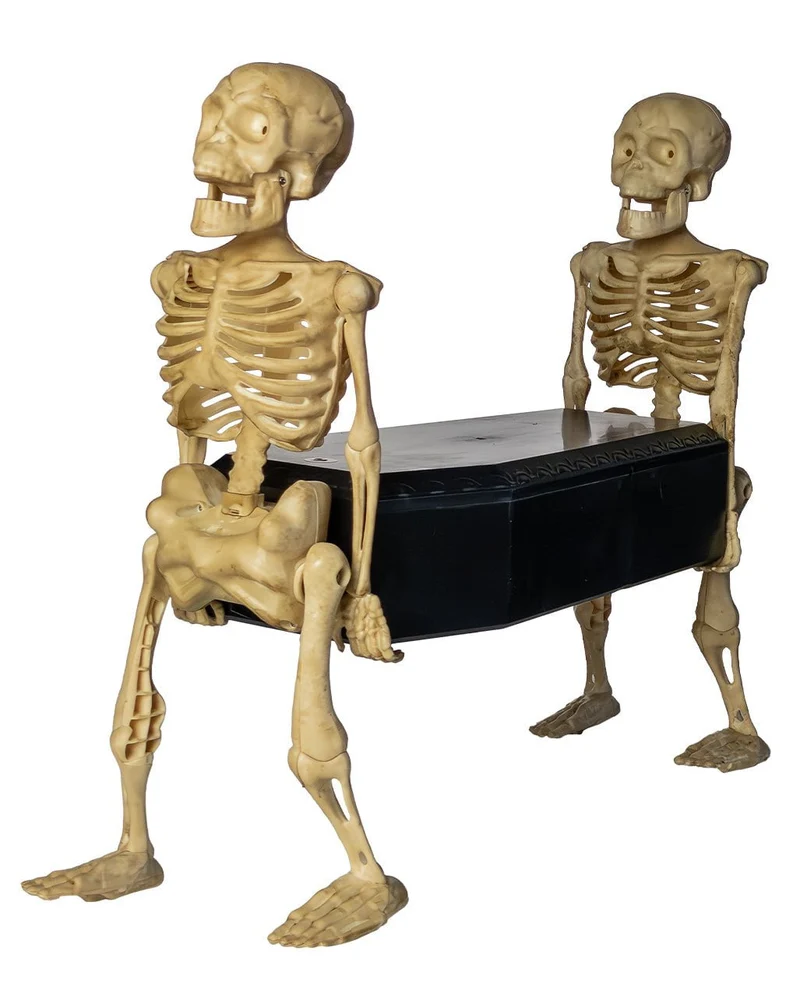 Sarg tragende Skelette Animatronic