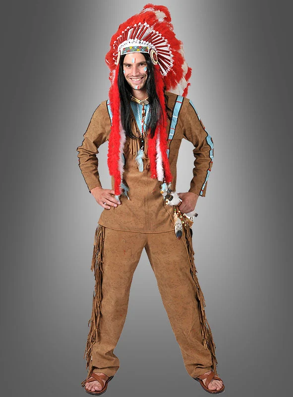 Indianerkostüm Häuptling der Apachen