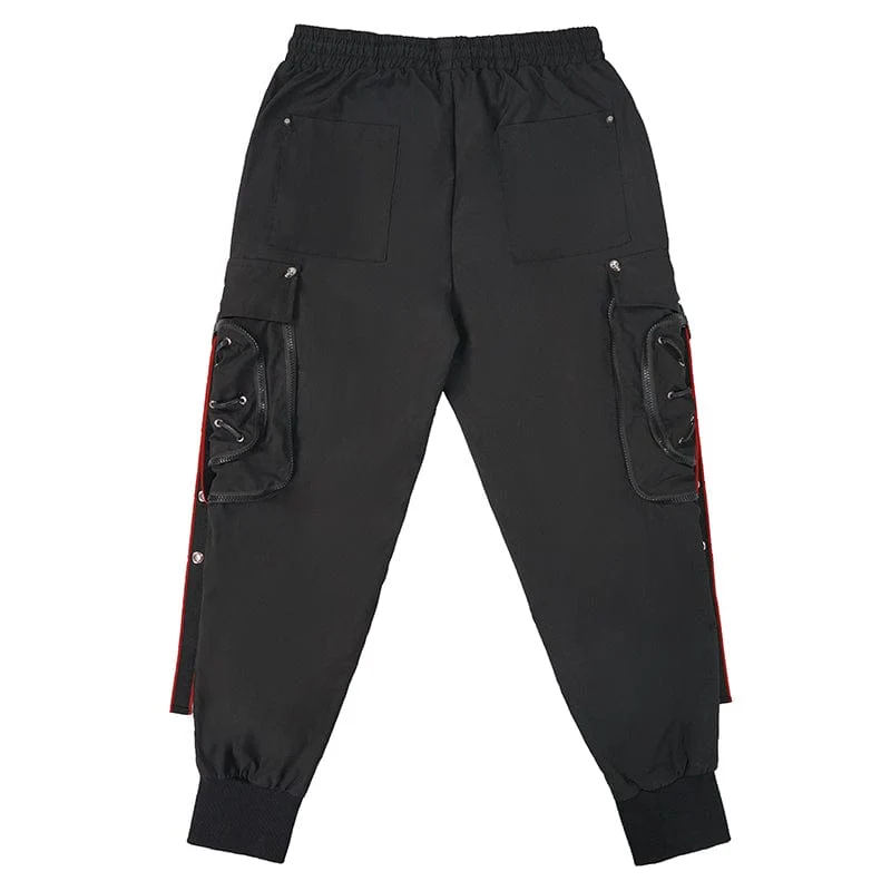 Herren Punk Cargohose Jogger