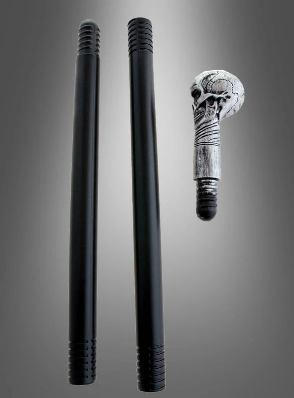 Gehstock Totenschädel 75cm