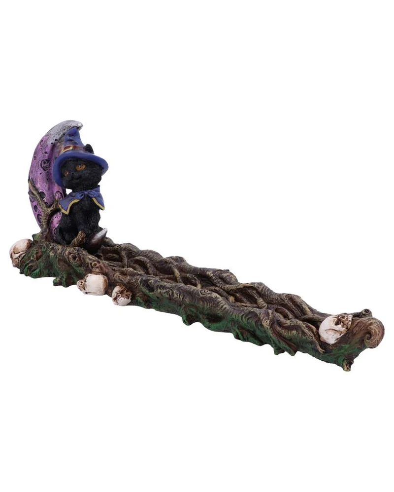 Grimalkin Hexenkatze Räucherstäbchenhalter 29cm