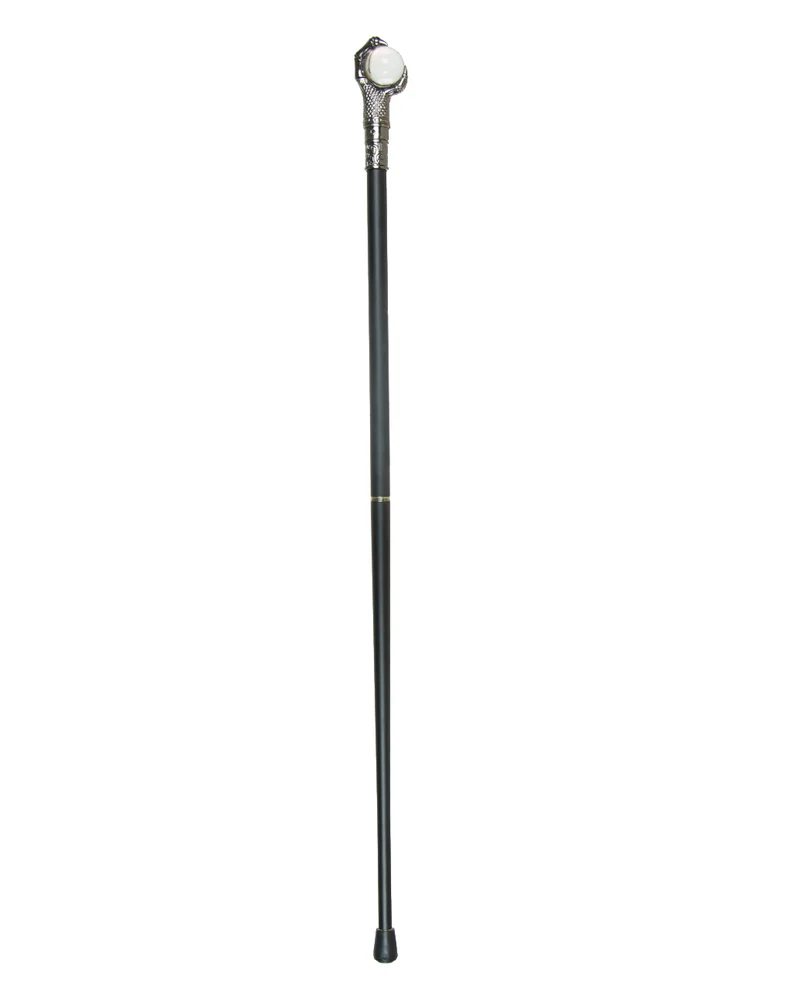 Gehstock mit Drachenklaue & Glaskugel 95cm