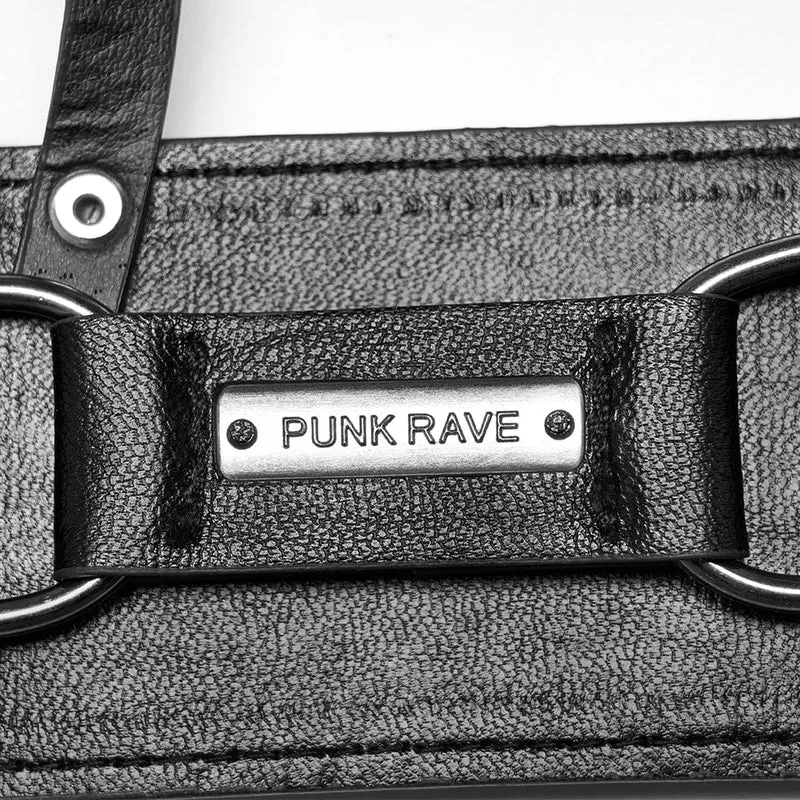 Damen-Punk-Kunstleder-Geschirr