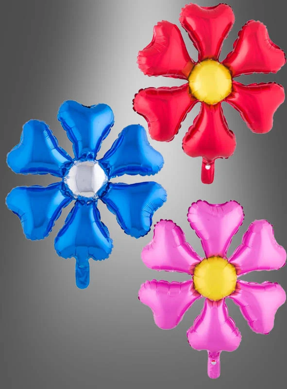 Folienballon Blume 55x70cm versch. Farben