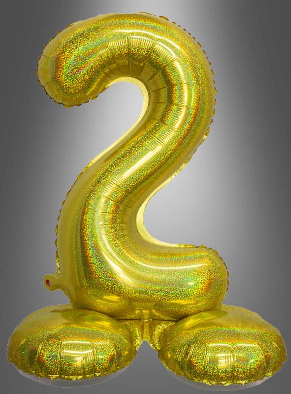 AirLoon Folienballons Zahlen zum Kombinieren 70 cm stehend