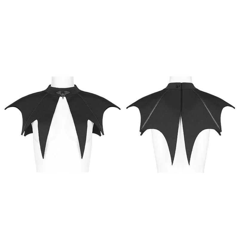 Kragen in gotischer Fledermausform für Damen