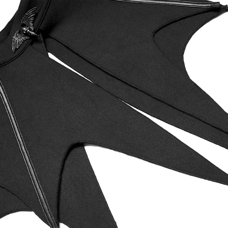 Kragen in gotischer Fledermausform für Damen
