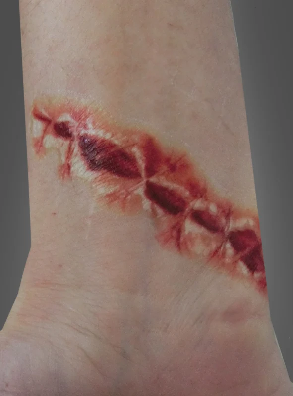 Blutige Narben Tattoo Wunden
