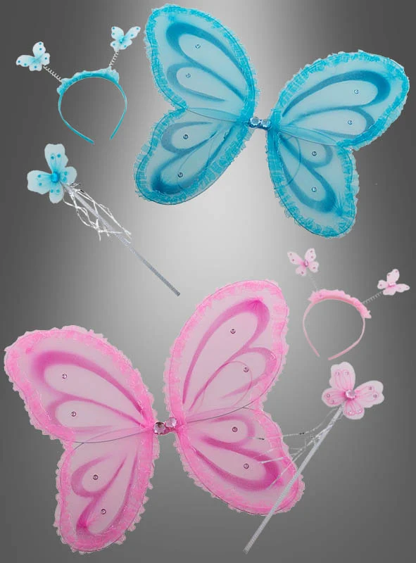 Schmetterlingsflügel Set für Kinder 45x36cm