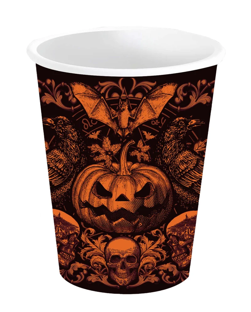 Gothic Kürbis Becher 6 St.