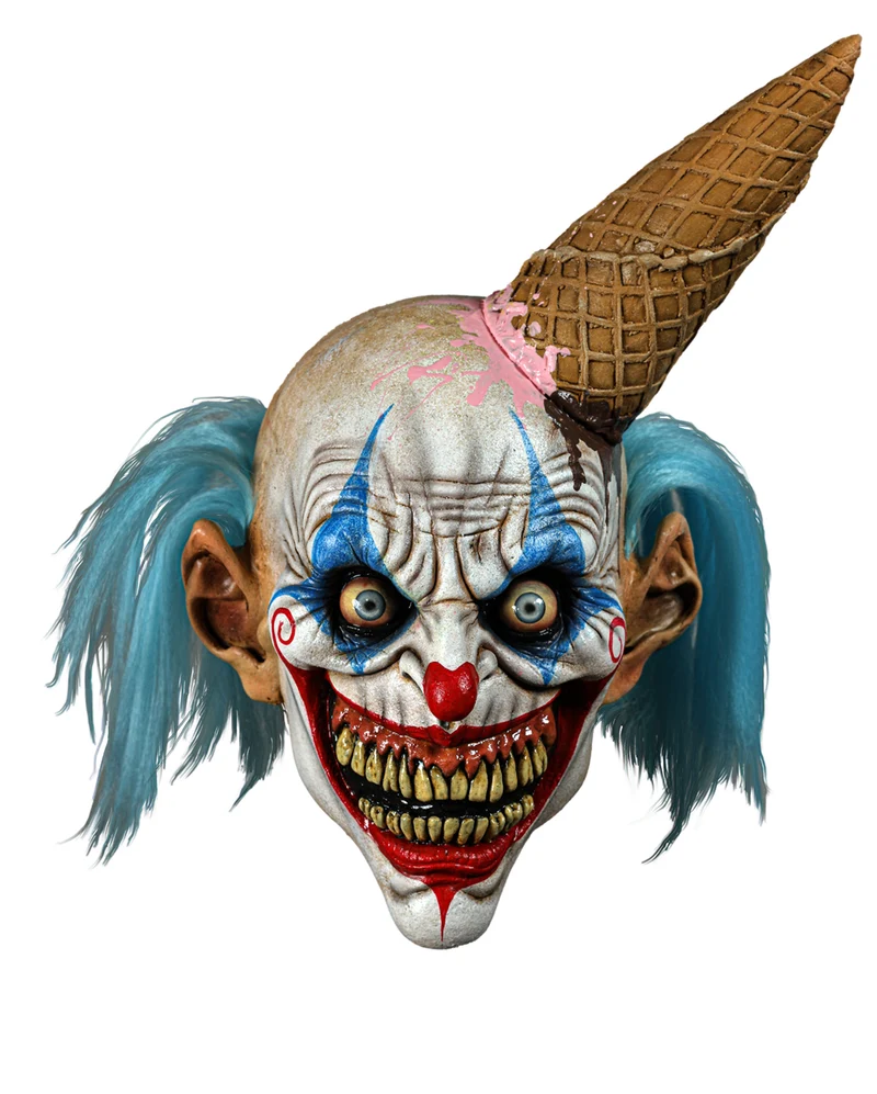 Ice Cream Killer Clown Maske