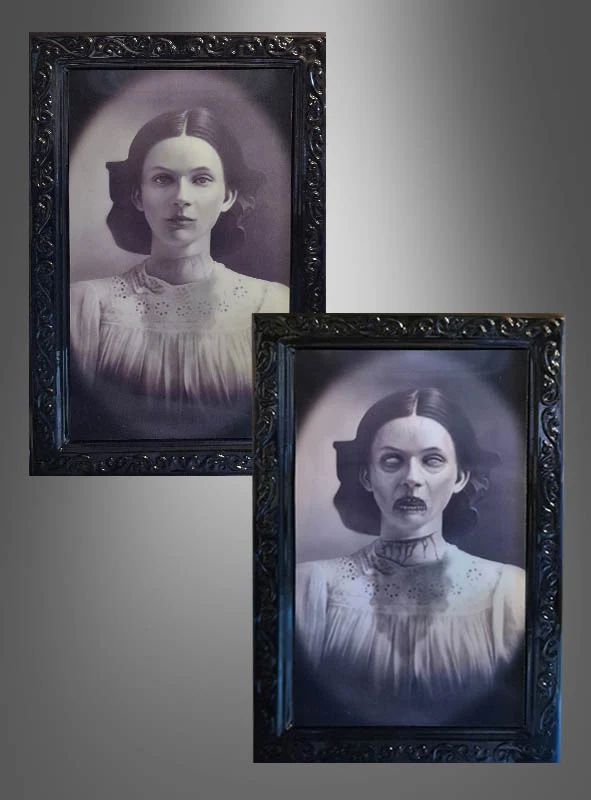 Gruseliges Hologramm Wackelbild Halloween Deko