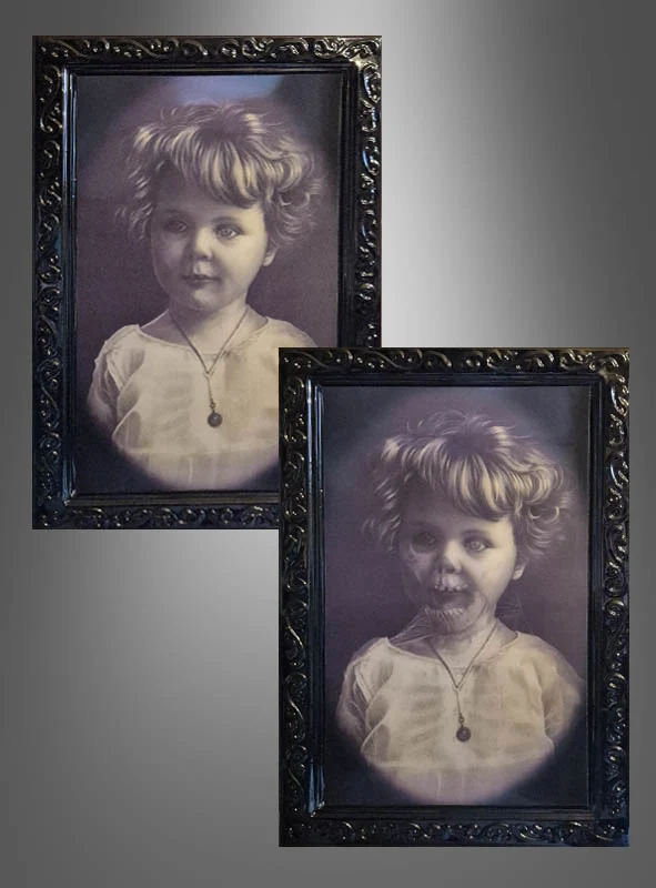 Gruseliges Hologramm Wackelbild Halloween Deko