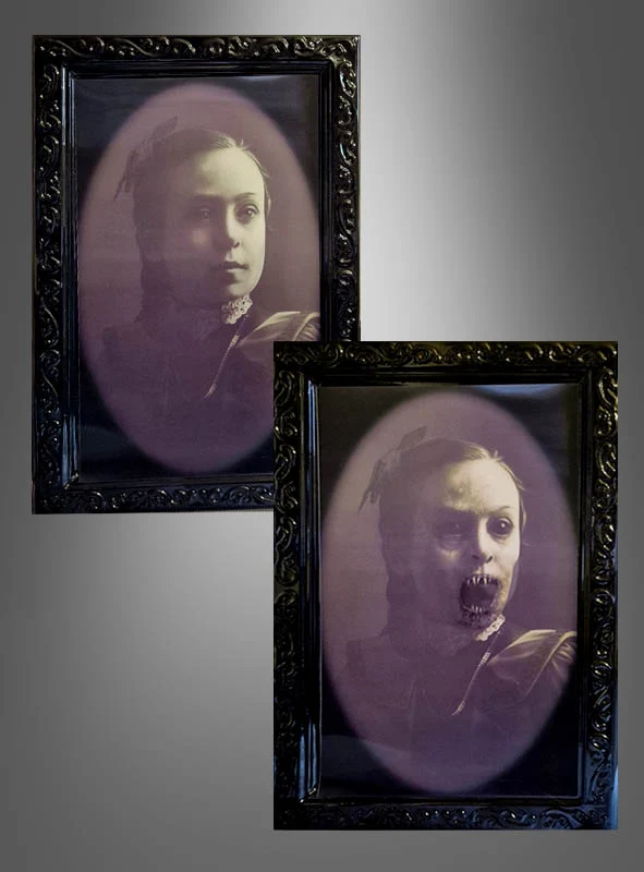 Gruseliges Hologramm Wackelbild Halloween Deko