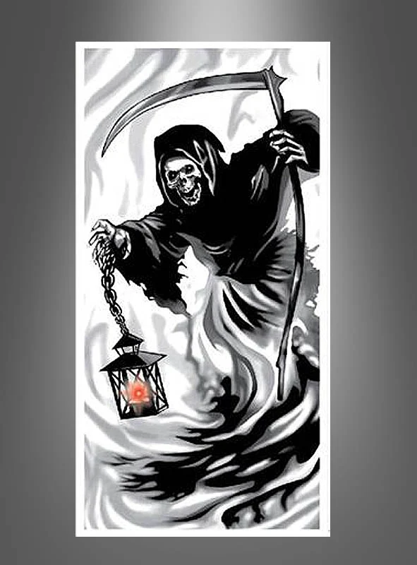 Türposter Halloween 76x152cm mit LED Licht