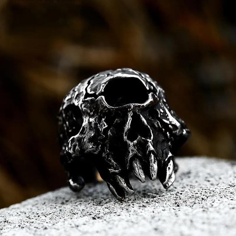 Punk-Schädelring für Herren