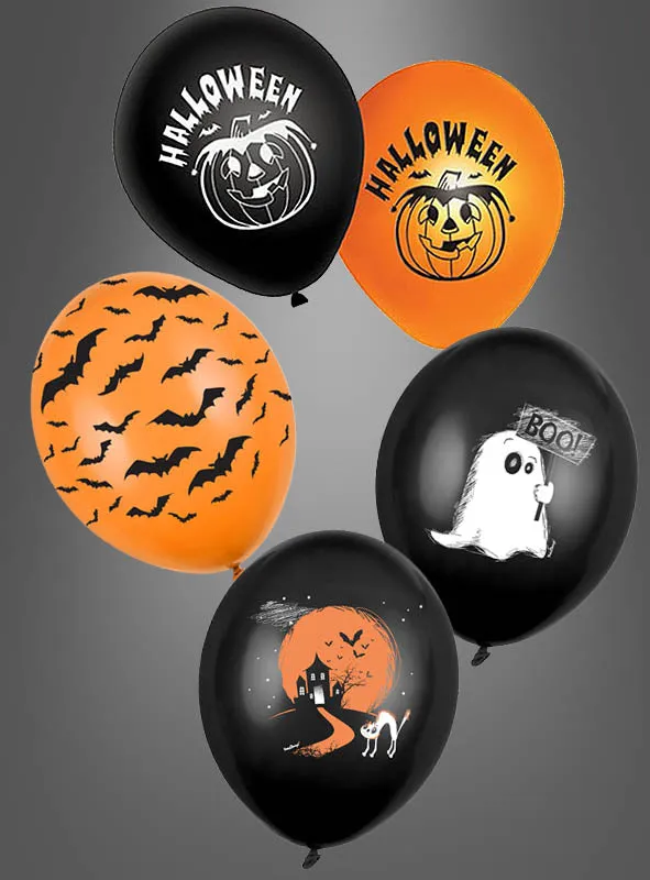Halloween Luftballons verschiedene Designs