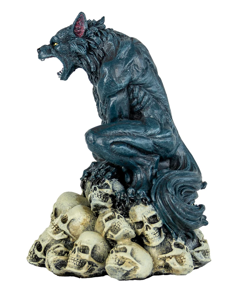 Werwolf auf Totenkopfberg Dekofigur 14cm