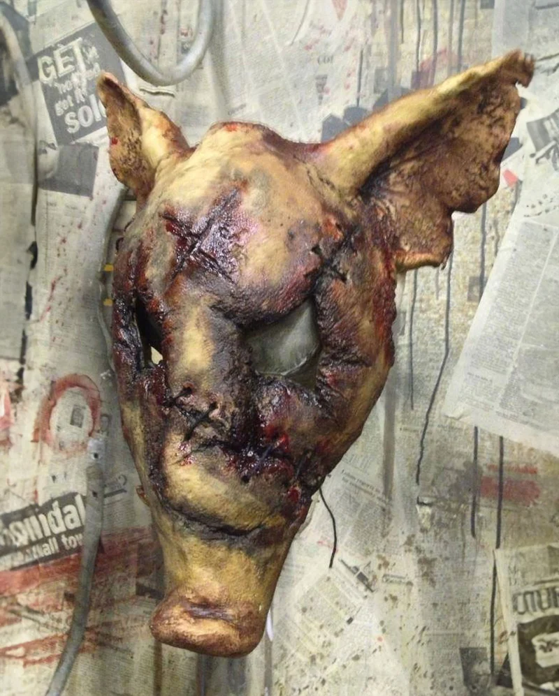 Ranzige Schweinekopf Maske