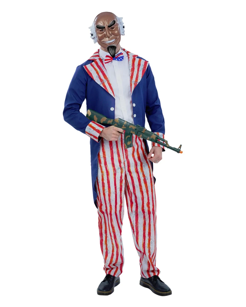 Uncle Sam Horror Patriot Kostüm für Herren
