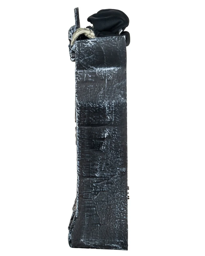 Grabstein mit Verstecktem Grim Reaper Animatronic 39cm