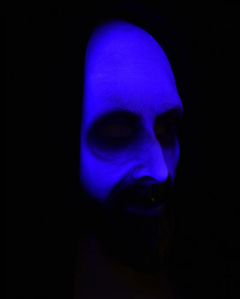 Cursed Unholy Ghost Maske mit Kapuze