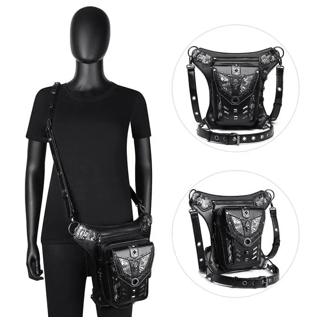 Steampunk Mehrzweck-Nieten-Tasche