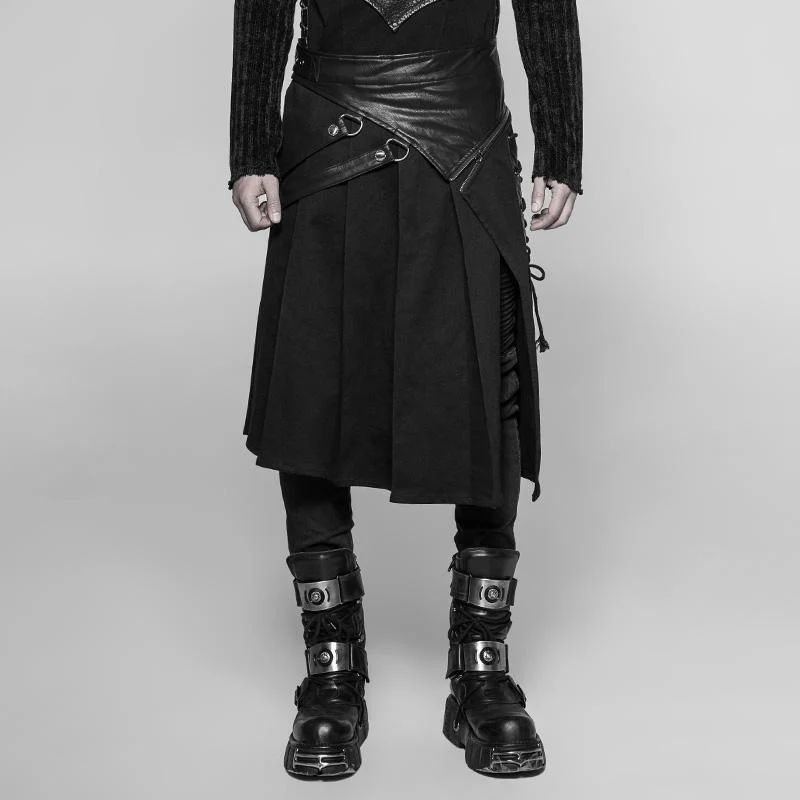 Herren Vintage Punk Kilt