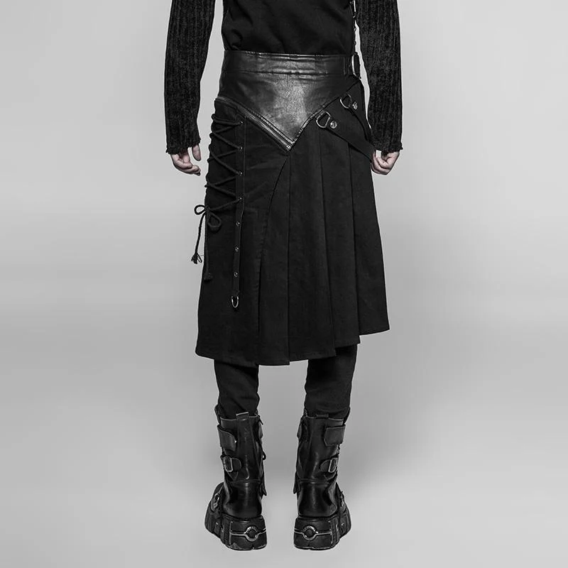 Herren Vintage Punk Kilt