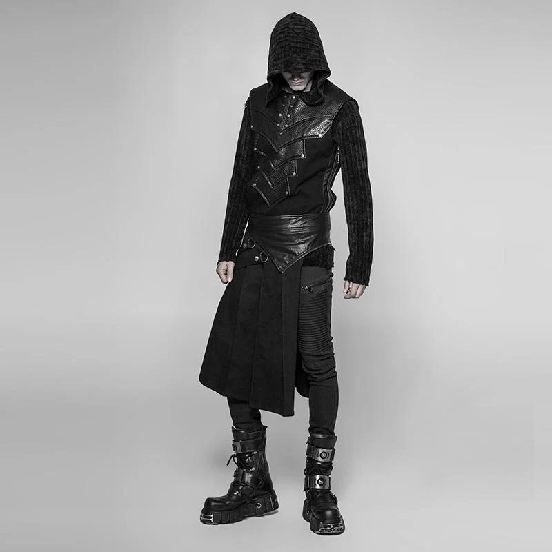 Herren Vintage Punk Kilt