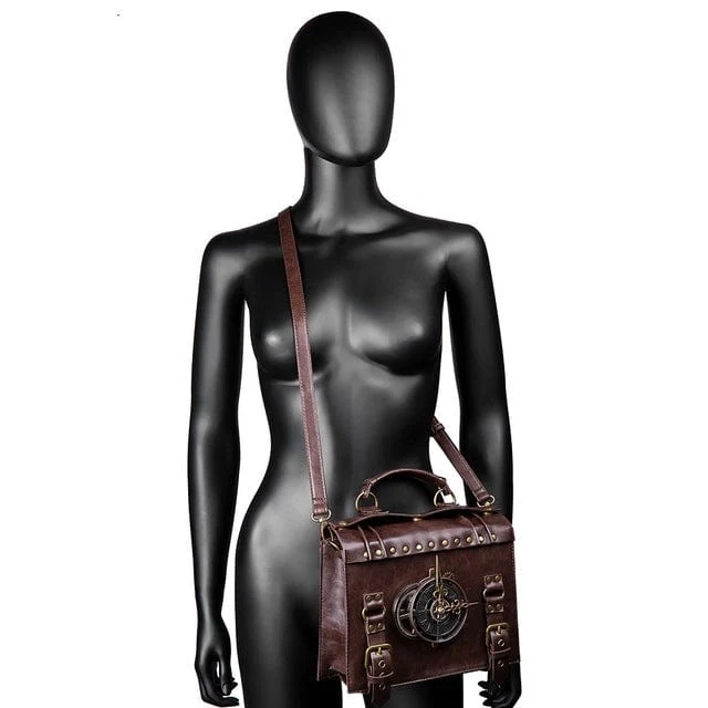 Steampunk Clock Buckle abnehmbare Tasche