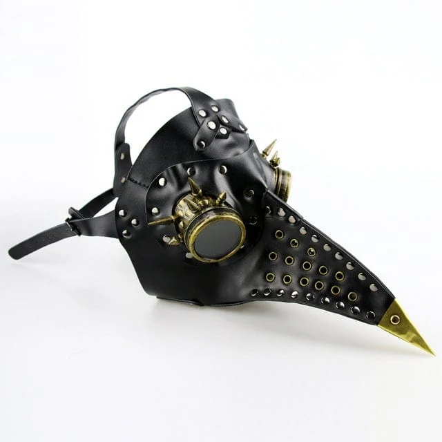 Steampunk Cutout Genagelte Spleißschnabelmaske