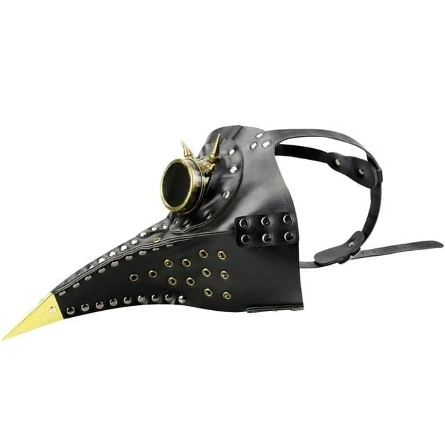 Steampunk Cutout Genagelte Spleißschnabelmaske
