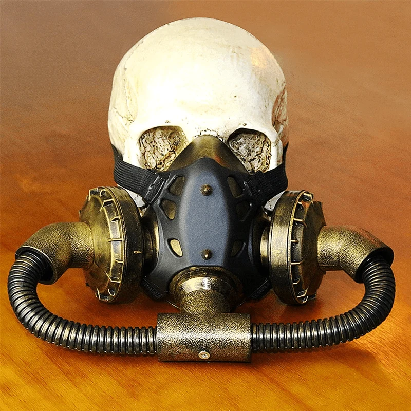 Steampunk Wired Cosplay Gasmaske